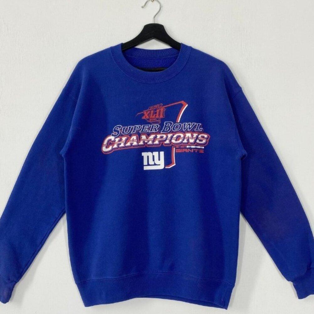 Xlii New York Giants Sweatshirt New York Giants Crewneck Giants Sweater